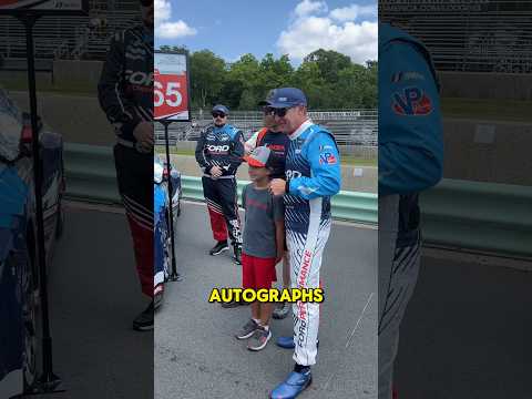 The IMSA racing grid walk is for EVERYONE!