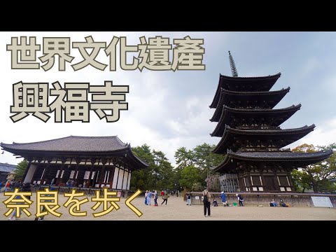 【奈良観光♡興福寺】世界文化遺產巡禮｜走訪千年古都奈良｜奈良街景｜奈良公園小鹿會敬禮｜奈良県オススメ観光スポット｜奈良旅｜NARA Japan｜五重塔｜奈良観光｜古都奈良の文化財｜古奈良的歷史遺跡