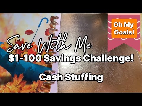 Save With Me! $1-100 Savings Challenge Update