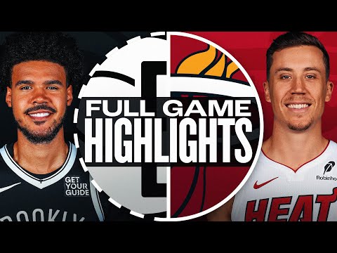 NETS at HEAT | FULL GAME HIGHLIGHTS | December 23, 2024