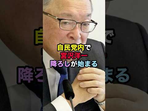 自民党内で宮沢洋一降ろしが始まる！ #宮沢洋一 #国民の敵 #減税