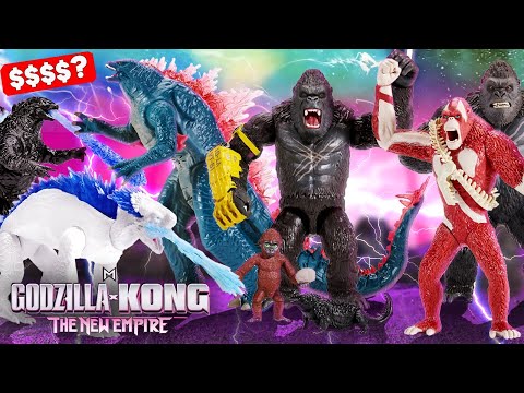 Buying EVERY Godzilla X Kong Toy - How Much Did It Cost!? (The New Empire Merch)