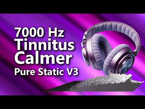 7000 Hz Tinnitus Calmer Linear Static Ambient Noise for Relief V3