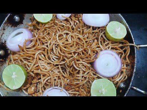 Egg Noodles | How To Make Street Side Egg Noodles | Street Food