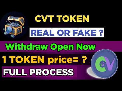 CVT TOKEN Withdrawal Update | CVT Exchange Live | CVT TOKEN Withdrawal kese Karna hi?