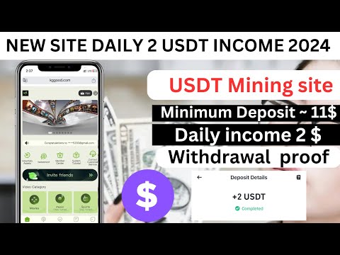 Best usdt mining site | new daily dollar earning website 2024 | very trusted crypto site