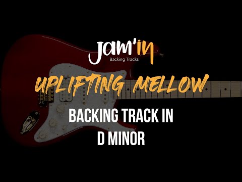 Uplifting Mellow Guitar Backing Track in D Minor