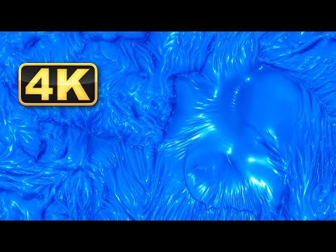 4K Colorful Paint Flow. Relaxing Abstract Waves of Paint! Relaxing Music for Meditation. Fluids