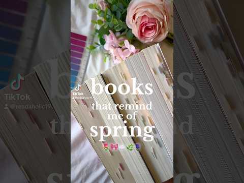 books that remind me of spring 🪻🌿🌷 #booktok #booktube #bookrecommendations #romancebooktuber