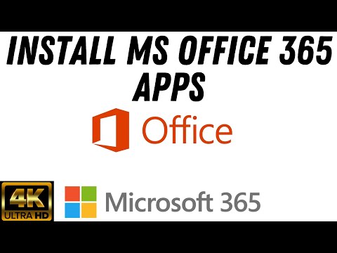 How To Install Microsoft Office 365 Applications | Excel | Word | Outlook | Teams