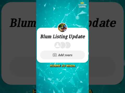 Blum Listing Update| Blum #blum #shortsfeed #update