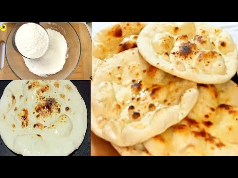 Soft Tawa Naan 🫓 | Perfect Naan Recipe Without Tandoor