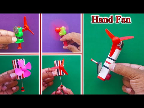 3 Types Hand Fan DIY | Making Free Energy Hand Fan At Home | Hand Fan Without Electricity | Fan DIY