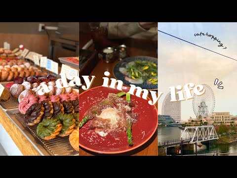 【vlog】Cafe and Restaurant in Yokohama🎡｜Red Brick Warehouse｜Sunset from Cable car｜Ikebukuro｜