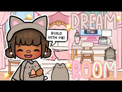 Building My Daughters DREAM ROOM With The PUSHEEN UPDATE! 🎀 | with voice 📢 | Toca Life World