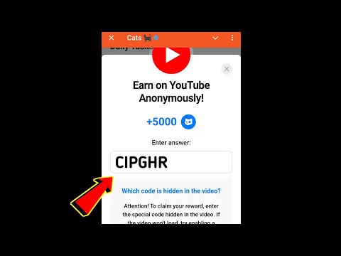 Earn on YouTube Anonymously! Cats Code | Earn on YouTube Anonymously cats video code today