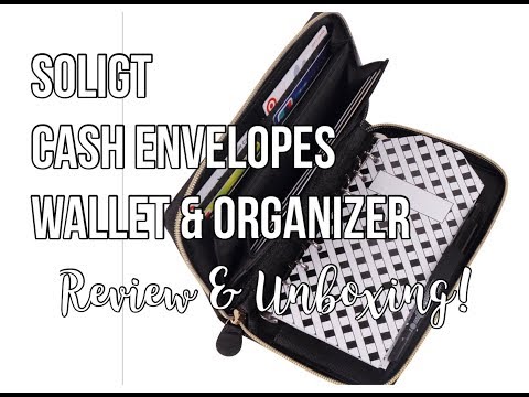 Soligt Cash Envelopes Wallet & Organizer - Review & First Impressions | Filofax Saffiano Dupe