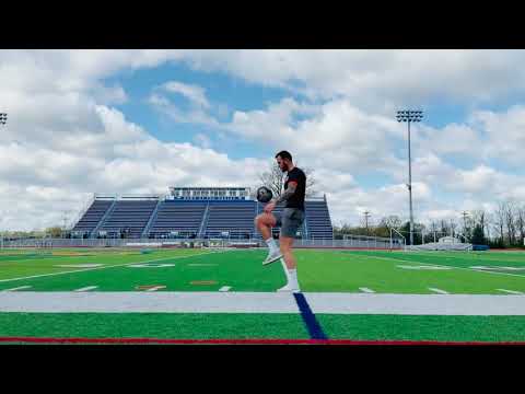 Football Technical Ball Control: 100 Thigh Juggling Challenge