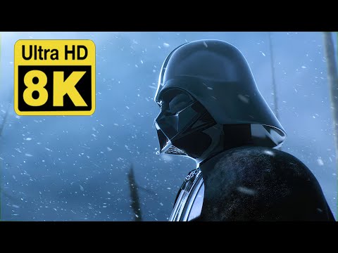 Star Wars The Force Unleashed II | Snow TV 8K  (Remastered with Neural Network AI)