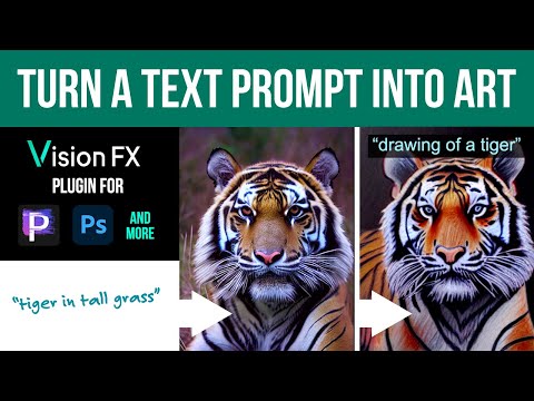 Generating AI Art with Vision FX Plugin for Corel Painter, Photoshop + more