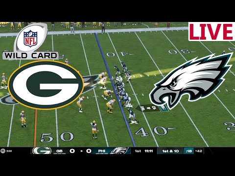 🔴LIVE 🔴Green bay Packers vs Philadelphia Eagles/ NFL Wild Card Round/Madden NFL 25