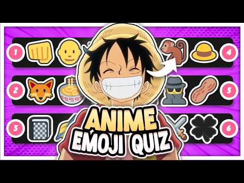 ANIME EMOJI QUIZ 🎮🔥 | Guess 100 Popular Anime Emojis 🌟