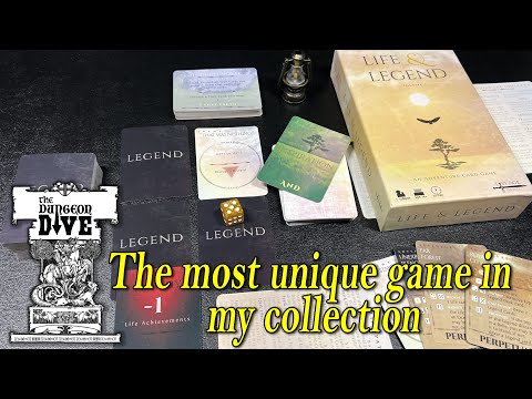 The most unique solo adventure game in my collection! (Review of Life & Legend)