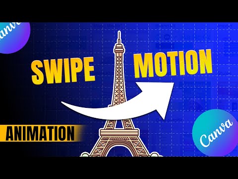 Swipe Motion Animation In Canva | Canva Animation Tutorial In Hindi | #swipeanimation #canvacourse