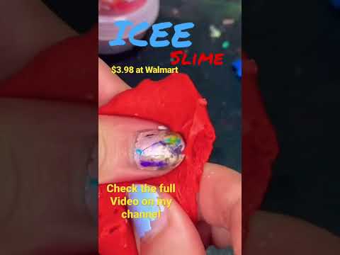 ICEE slime! From Walmart #slime #satisfying