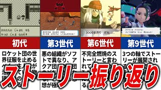 全作品ストーリー本編の内容を徹底解説【歴代ポケモン】