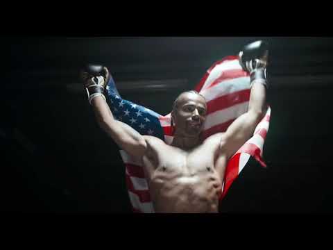 Boxer with American Flag | Copyright Free Video Footage