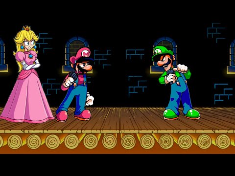 FNF Oh God No Duet But Princess Peach Joins With Mario