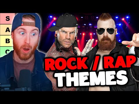 Ranking WWE THEME SONGS as ROCK & RAP SONGS