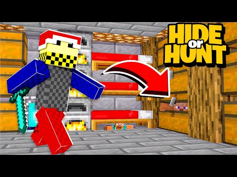 FINDING players HIDING inside of their SECRET base! (Hide Or Hunt #3)