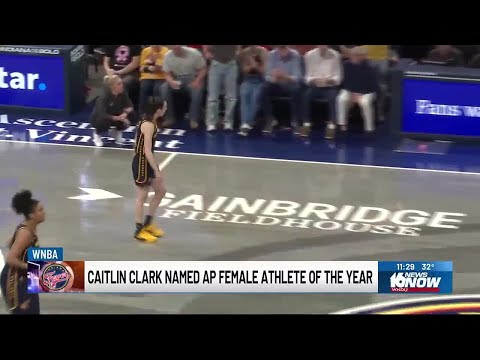 Caitlin Clark named AP Female Athlete of the Year