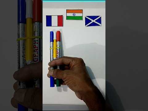 Scotland 🏴󠁧󠁢󠁳󠁣󠁴󠁿 V's India 🇮🇳 Vs France 🇫🇷 Flag |#shorts #shortfeed