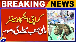 International Book Fair at Karachi Expo Center, students happy | Breaking News