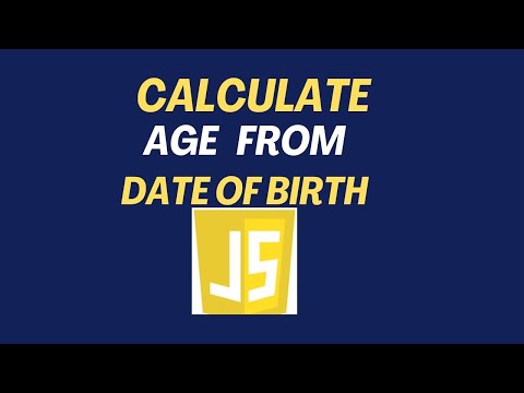 How to calculate AGE using JavaScript