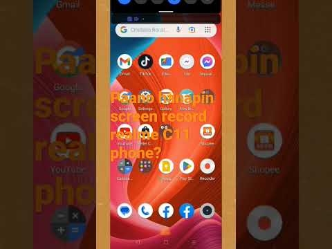 Paano hanapin screen record realme C11 phone?#realmec11 #screenrecord