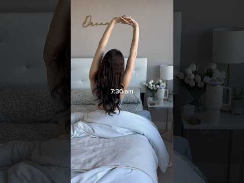 timestamped morning routine⛅️🩷 #morningroutine #aesthetic #thatgirl #skincare