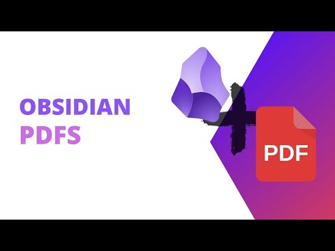 PDFs Native in Obsidian