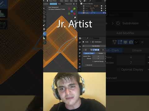 Jr vs Sr Artist: corner topology #blendertutorial #blender #blendercommunity #blender3d #b3d