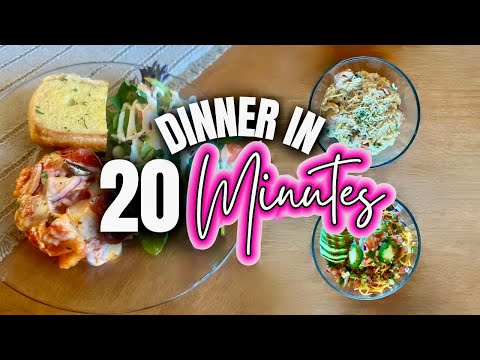 20 Minute Meals | Quick and Easy Family Dinners | Whats for Dinner | MEL COOP