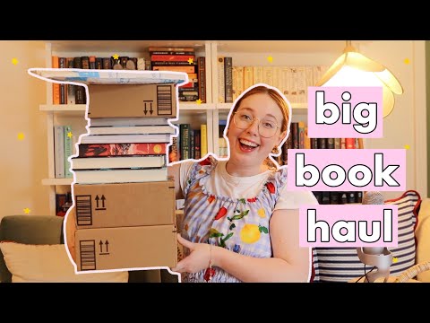 big unboxing book haul!!! 📚✨