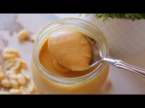 Homemade Peanut Butter | Super easy Recipe 🥜 家庭版花生酱，原来这么简单