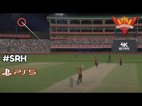 [PS5] IPL 2024: Team Sunrisers Hyderabad SRH - Cricketing Excellence in 4K Ultra HD on PlayStation 5