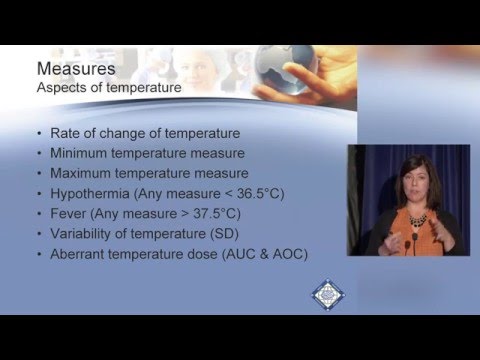 Temperature profile in traumatic brain injury