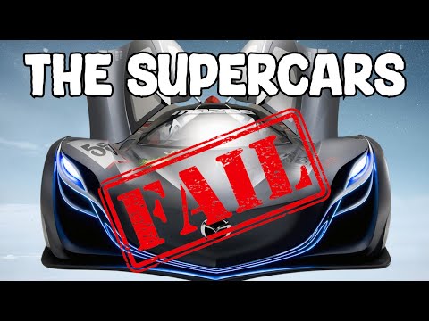 Top 6 Impressive Supercars That Never Made It but are Worth Seeing!