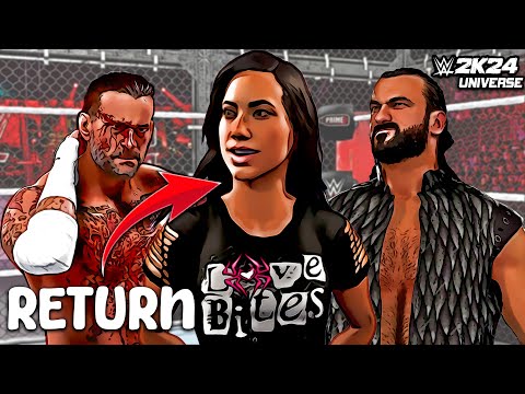 CM PUNK CHALLENGES DREW MCINTYRE INSIDE HELL IN A CELL AT BAD BLOOD | WWE 2K24 Universe