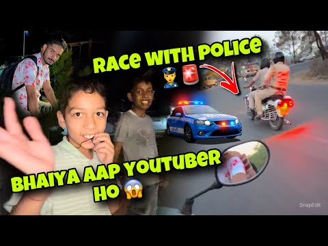 Race with police👮‍♀️🚨|| Bacho ne ye kya puch liya😱|| Jassi jaswal vlogs